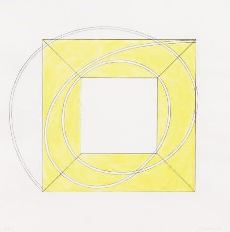 Robert Mangold, Framed Square with Open Center A, 2013