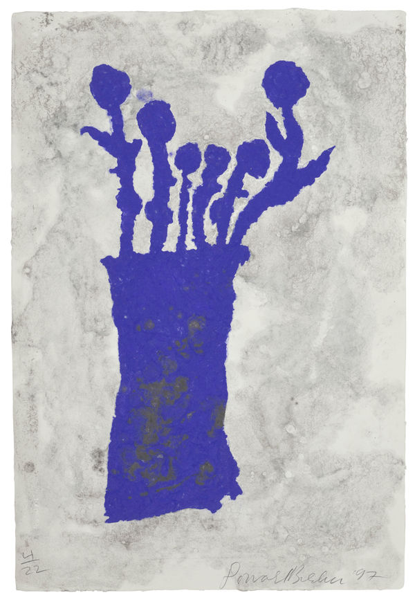 Donald Baechler, Flower I, 1997