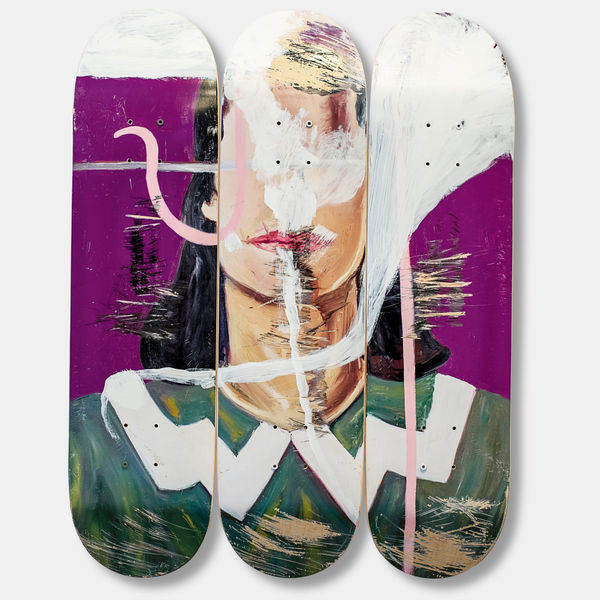 Julian Schnabel, Art Edition No. 1–75 ‘Blind Girl/Deep Cobalt Violet’, 2023