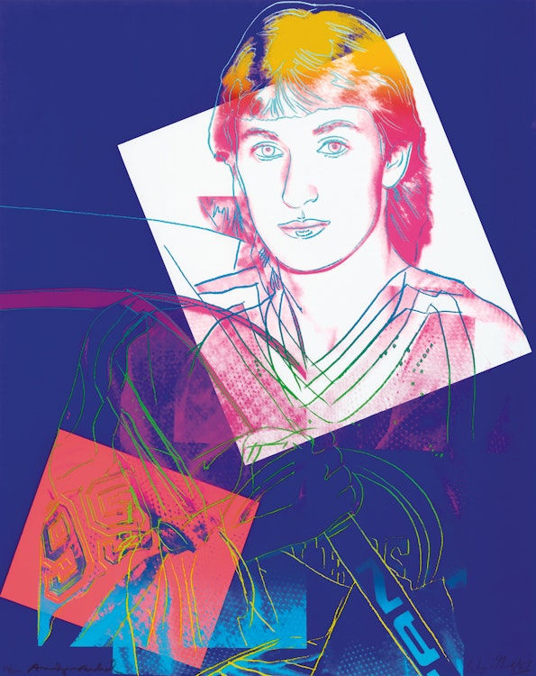 Andy Warhol, Wayne Gretzky, 1984