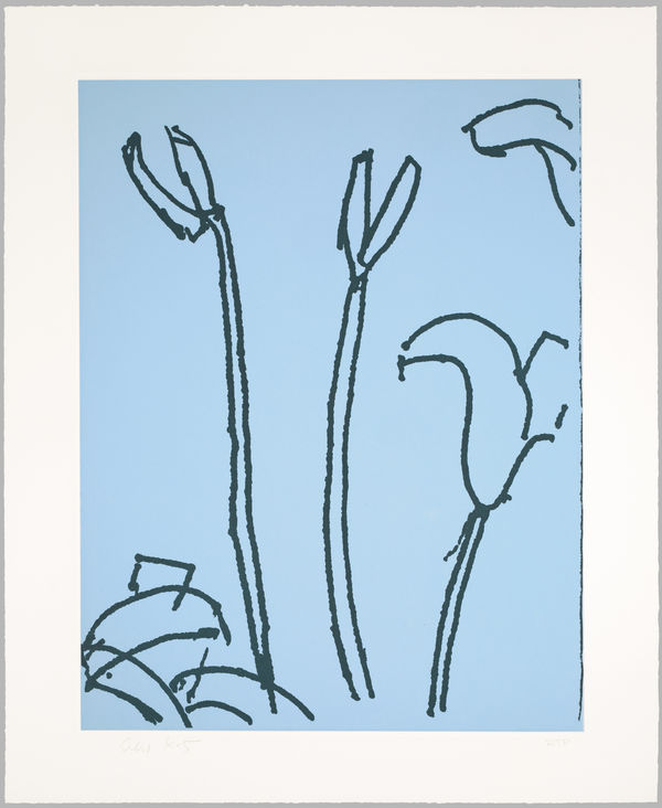 Alex Katz, Lillies 7, 2024