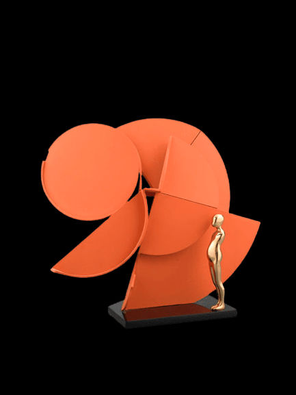 Ernest Trova, Falling Man Profile Canto no. 4, 1987