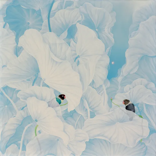 Manish Chavda Untitled 2 Oil on canvas 60 x 60 inches (152 x 152 cms)