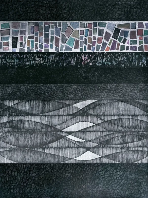 Rohit Kale City Gives Me Anxiety - I Watercolour and ink on archival paper 30.2 x 22.5 inches (77 x 58 cms)