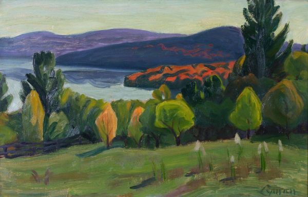 John Lyman - Autumn, Lake Massawippi, Circa 1947