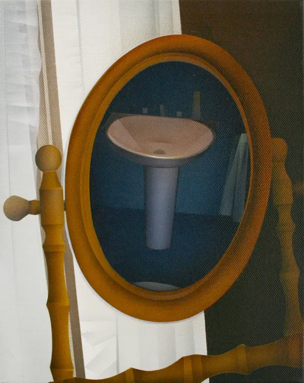 Alexandra Barth, Sink in a mirror, 2022