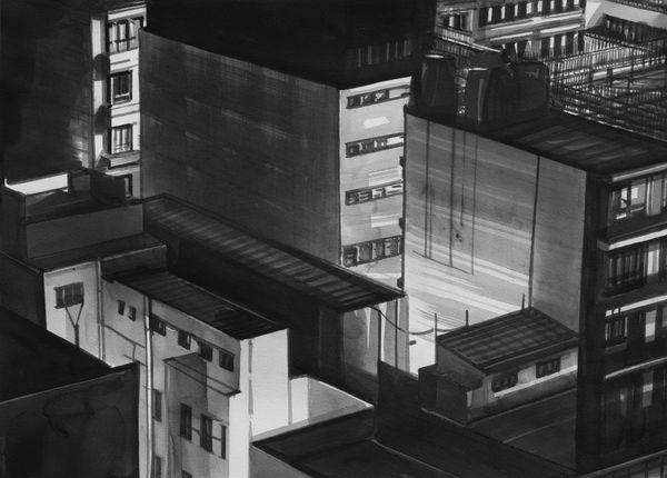 Radenko Milak, Saturday March 14 2021, Neighborhood of my friend, Brooklyn at Night, 2022