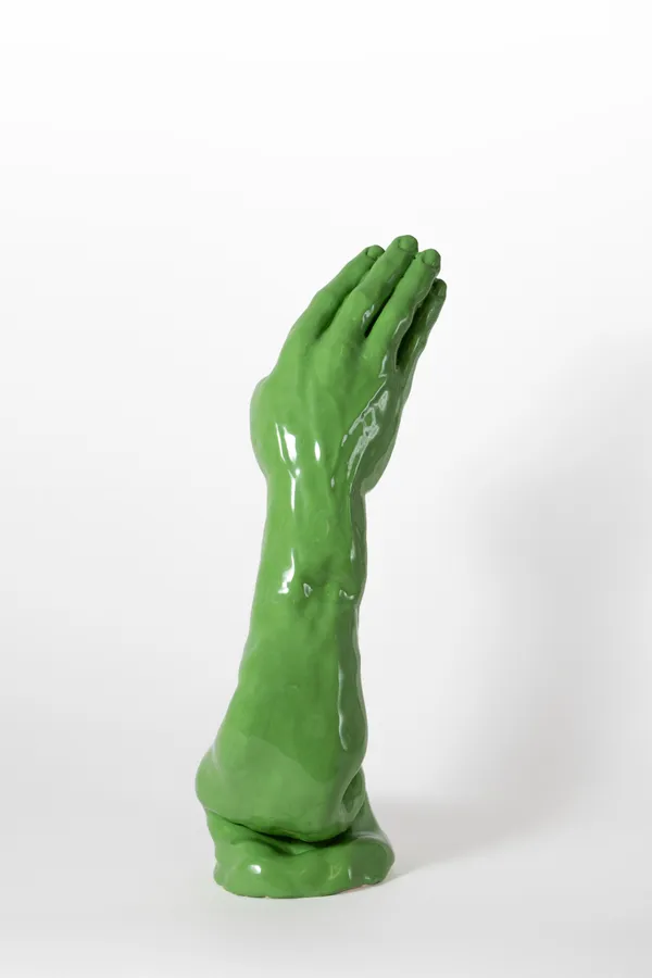 Antonino De Caro, Hand series Green, 2023