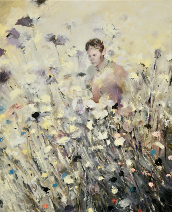 Enrico Freitag, Painter on his way to work, 2024