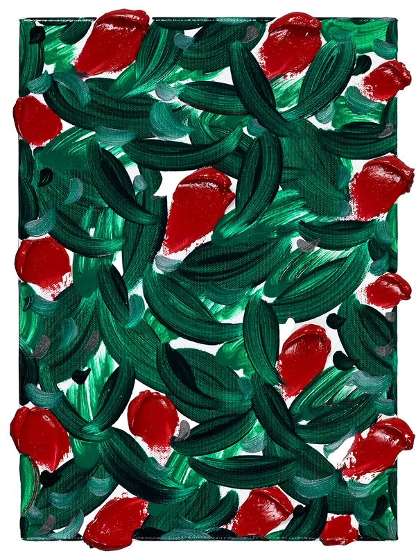 Meeyoung Kim, The Painter's Bush(Red), 2024