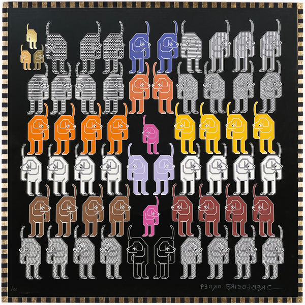 Pedro Friedeberg, Desfile de perros 2, 2021