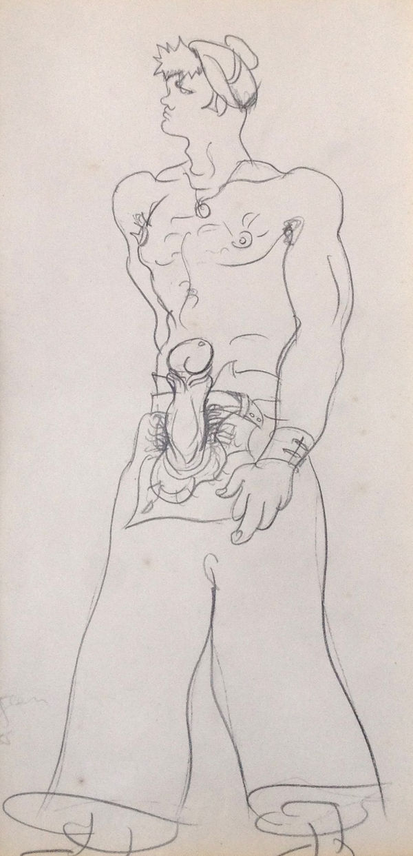 Jean COCTEAU, Sans Titre, c. 1945