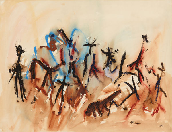Henri MICHAUX, Sans titre (untitled) , 1952