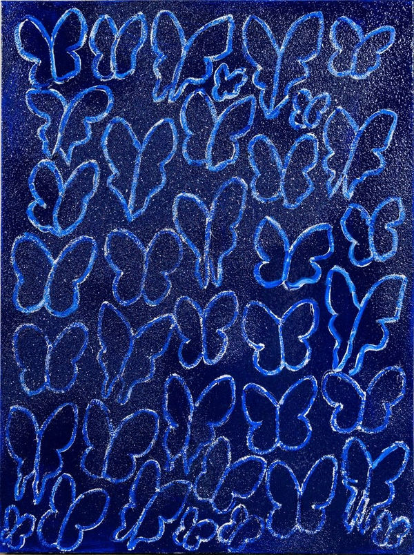 Hunt Slonem, Wingspan, 2022