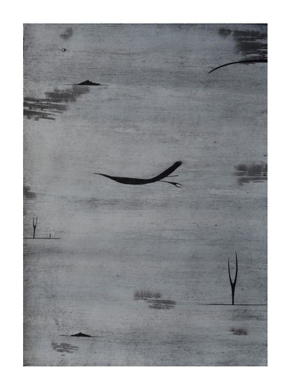 Simon Kaan Untitled 2-17, 2017 Chinese ink and gouache on cotton paper, intaglio woodblock, series of 10 70.0 x 50.0 cm