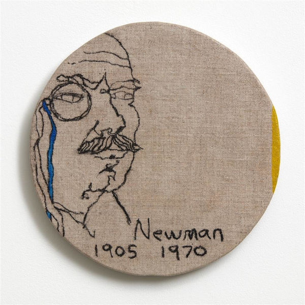 Brendan McGorry Newman, 2017 acrylic and charcoal on linen 24.0 x 24.0 cm