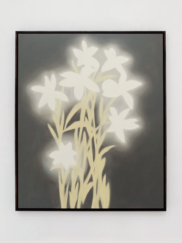 Briana Jamieson Rain Lilies (Gold), 2026 Oil on canvas, beech frame 1200 x 1000mm