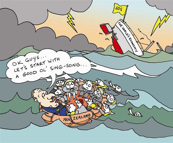 Peter Bromhead, The Recession Bites, 2008