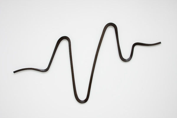 Ray Haydon Connectivity II, 2008 Handshaped mahogany 1050 x 1800 mm