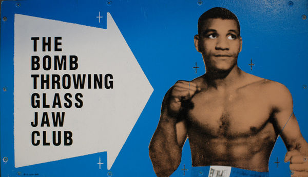 Mark Ussher, The Bomb Throwing Glass Jaw Club (Blue), 2008