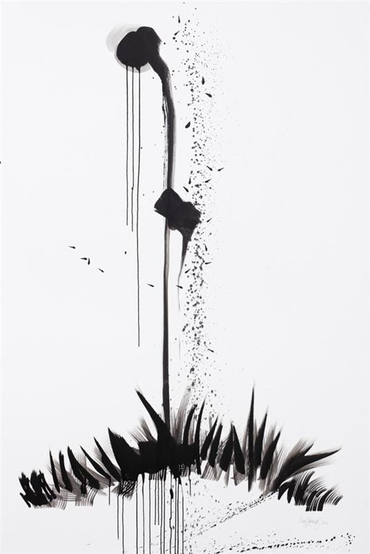 Cruz Jimenez Upon a Spider II, 2016 mixed media on paper 140.0 x 120.0 cm