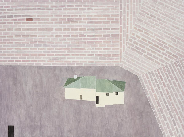 Alan Ibell House at Dawn, 2021 acrylic on canvas 98.5 x 131.0 cm