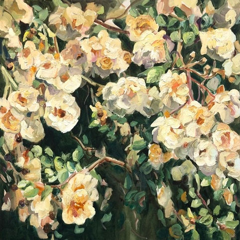 Katherine Throne Wedding Day, 2019 oil on canvas 75.0 x 75.0 cm