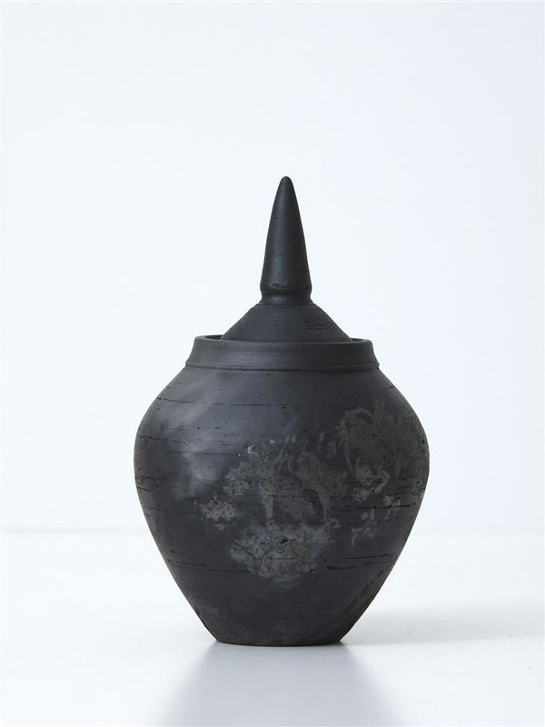 Julie Cromwell #1, 2019 carbonised Raku clay
