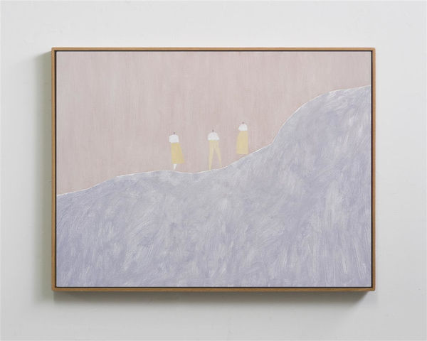 Alan Ibell Landscape with Three Ascendants, 2021 acrylic on canvas 77.5 x 97.0 cm