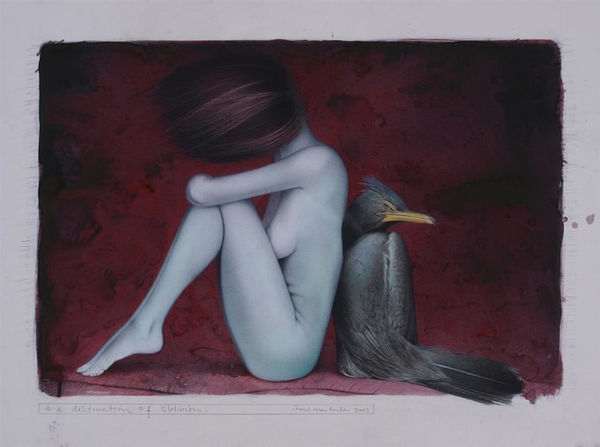 Paul Martinson The Destination of Oblivion, 2009 Watercolour, watercolour pencil and gouache on paper 45.0 x 62.0 cm