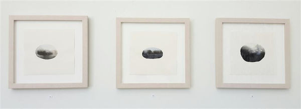 Wendy Kawabata In the Land I-XV series, detail, 2015 ink and acrylic on paper 10.7 x 10.9 cm