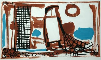 Ted Dutch (1928-2008), Fisherman, 1964