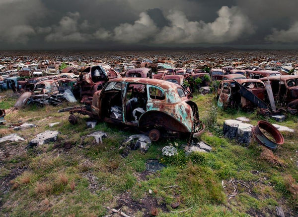 Pj Paterson Revelation 8:7, 2014 Digital collage photograph, edition of 3 90.0 x 120.0 cm