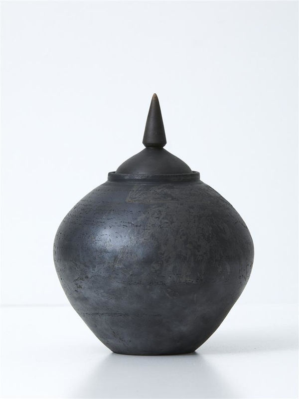 Julie Cromwell #2, 2019 carbonised Raku clay