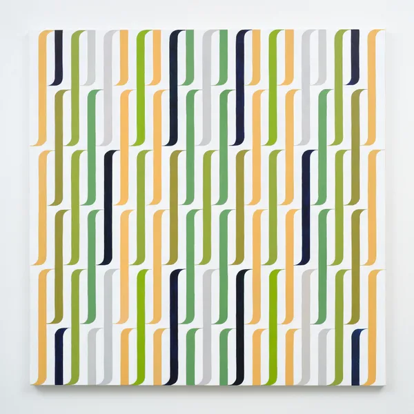 Jon Tootill Harakeke (10), 2025 Acrylic on linen canvas 1300 x 1300 mm