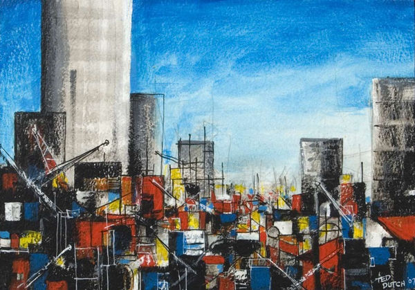 Ted Dutch (1928-2008), City Study II, 2007