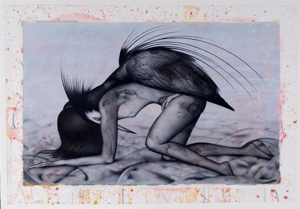 Paul Martinson Lucid Dream Black Mix, 2010 Watercolour and acrylic on paper 70.0 x 100.0 cm