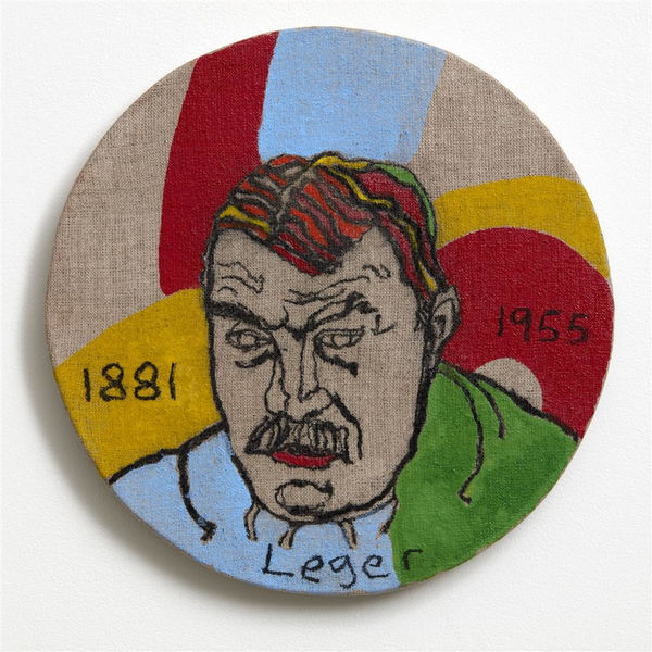 Brendan McGorry Leger, 2017 acrylic and charcoal on linen 25.0 x 25.0 cm