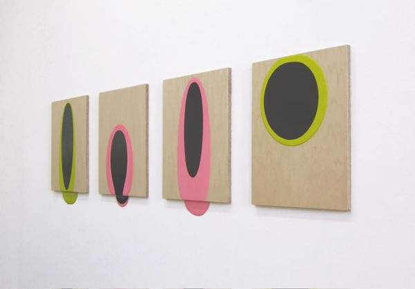 Helen Calder, Paused painting four times, 2008