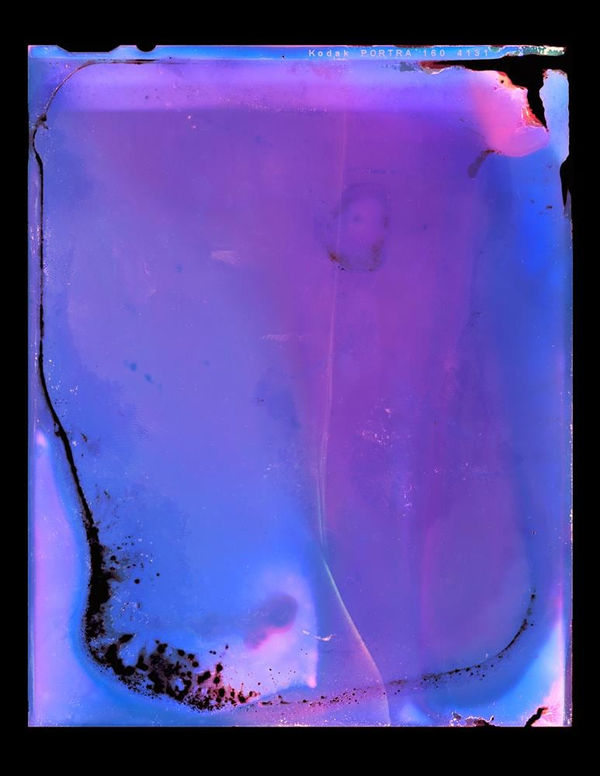 Kate van der Drift Waxing Gibbous to Waxing Crescent, November 2022 IV, 37°25'47.4"S 175°30'39.2"E, 2022 Chromogenic Photograph from 4x5” Negative, edition of 5 + 2AP 1450 x 1130 mm