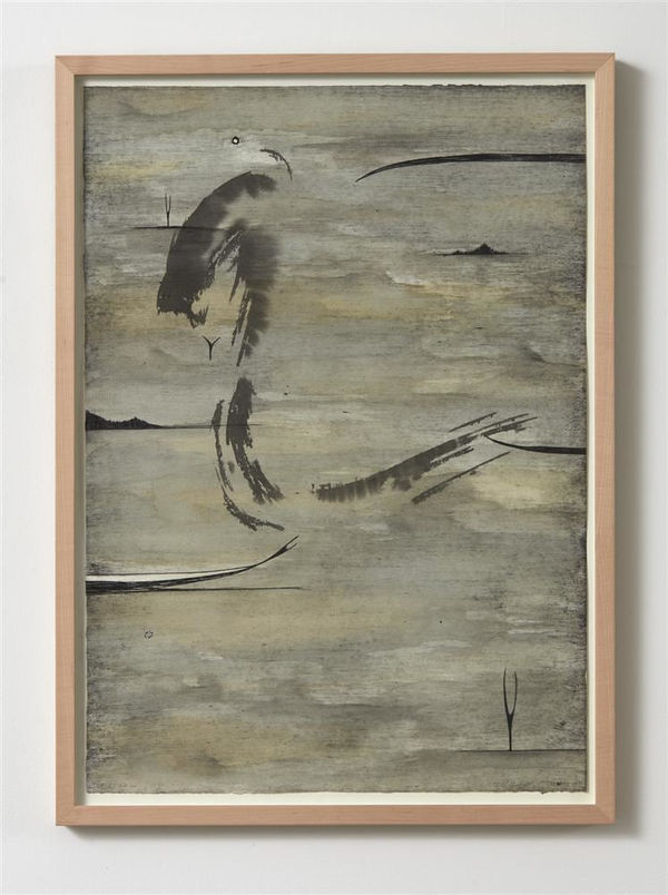 Simon Kaan Untitled 3-17, 2017 Chinese ink and gouache on cotton paper, intaglio woodblock, series of 10 70.0 x 50.0 cm