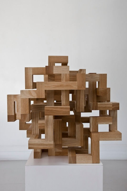 Ray Haydon Untitled (Cube II), 2010 American white oak 500 x 500 x 500 mm