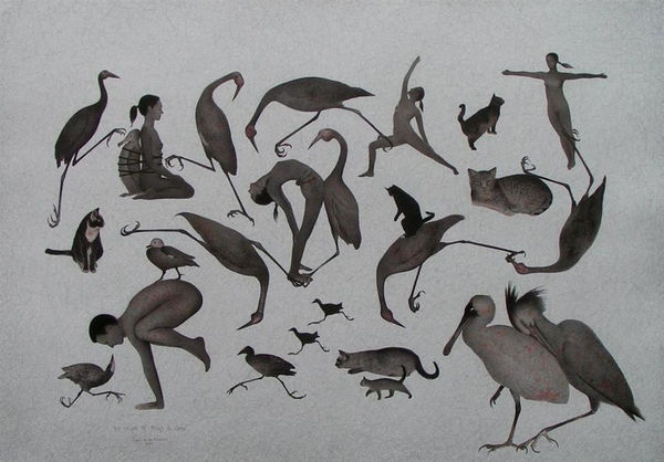 Paul Martinson The Shape of Things to Come, 2010 Watercolour, gouache and acrylic on paper 70.0 x 100.0 cm