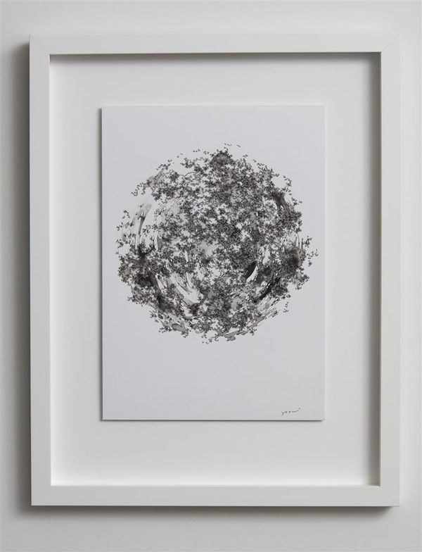 Yoshiko Nakahara Yoshiko Nakahara, Letting Up III, 2017 ink on card 42.6 x 29.7 cm