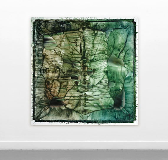 Anita Levering Bleekveld - Greenish Umber, 2013 Acrylic on polyester 167.0 x 167.0 cm