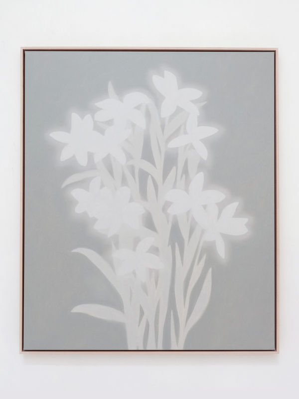 Briana Jamieson Silver Rain Lilies, 2026 Oil on canvas, beech frame 1250 x 1050mm