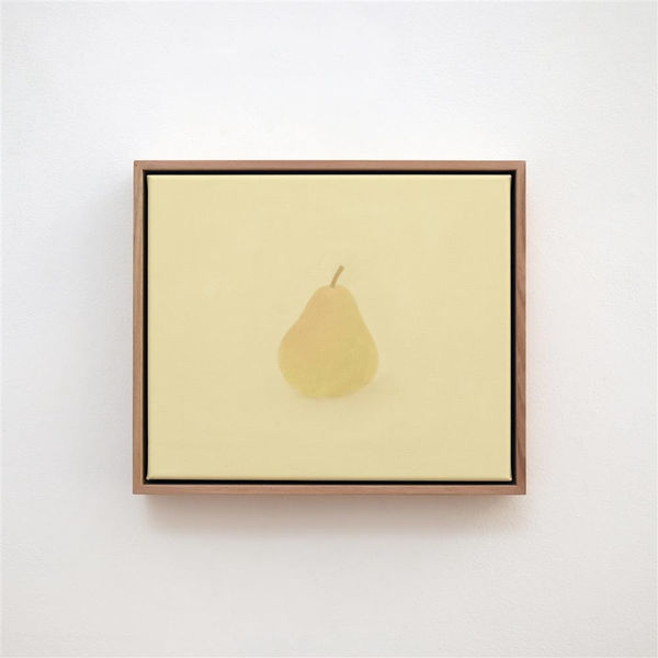 Pear II, 2024 oil on canvas 27.5 x 32.5 cm
