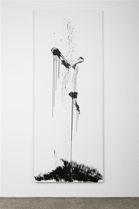 Cruz Jimenez Rose, 2016 mixed media on canvas 300.0 x 120.0 cm