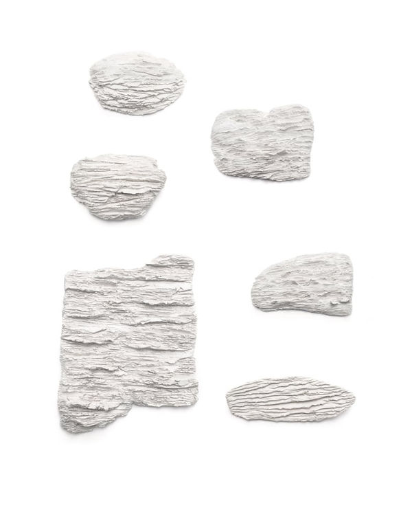 Meighan Ellis Anthropocene installation, 2016 earthenware, dimensions variable