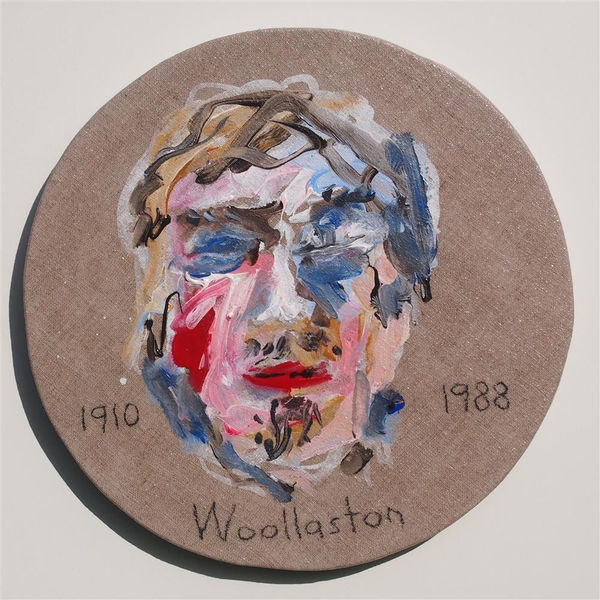 Brendan McGorry Woolaston, 2017 acrylic and charcoal on linen 30.5 x 30.5 cm